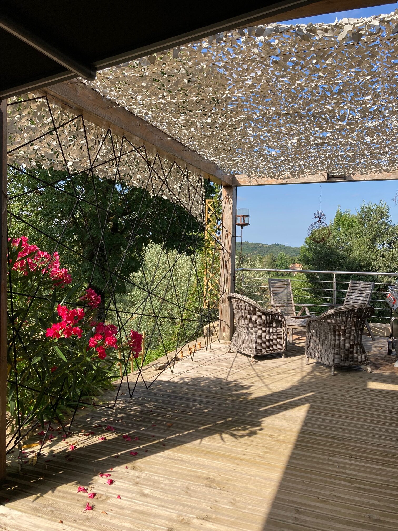 Terrasse lieu séjour ressource Drôme